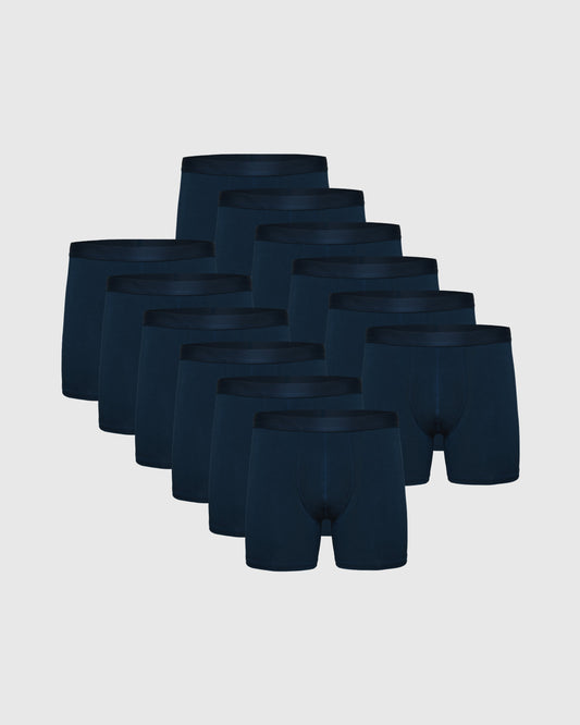 Navy Boxer Briefs 12-Pack