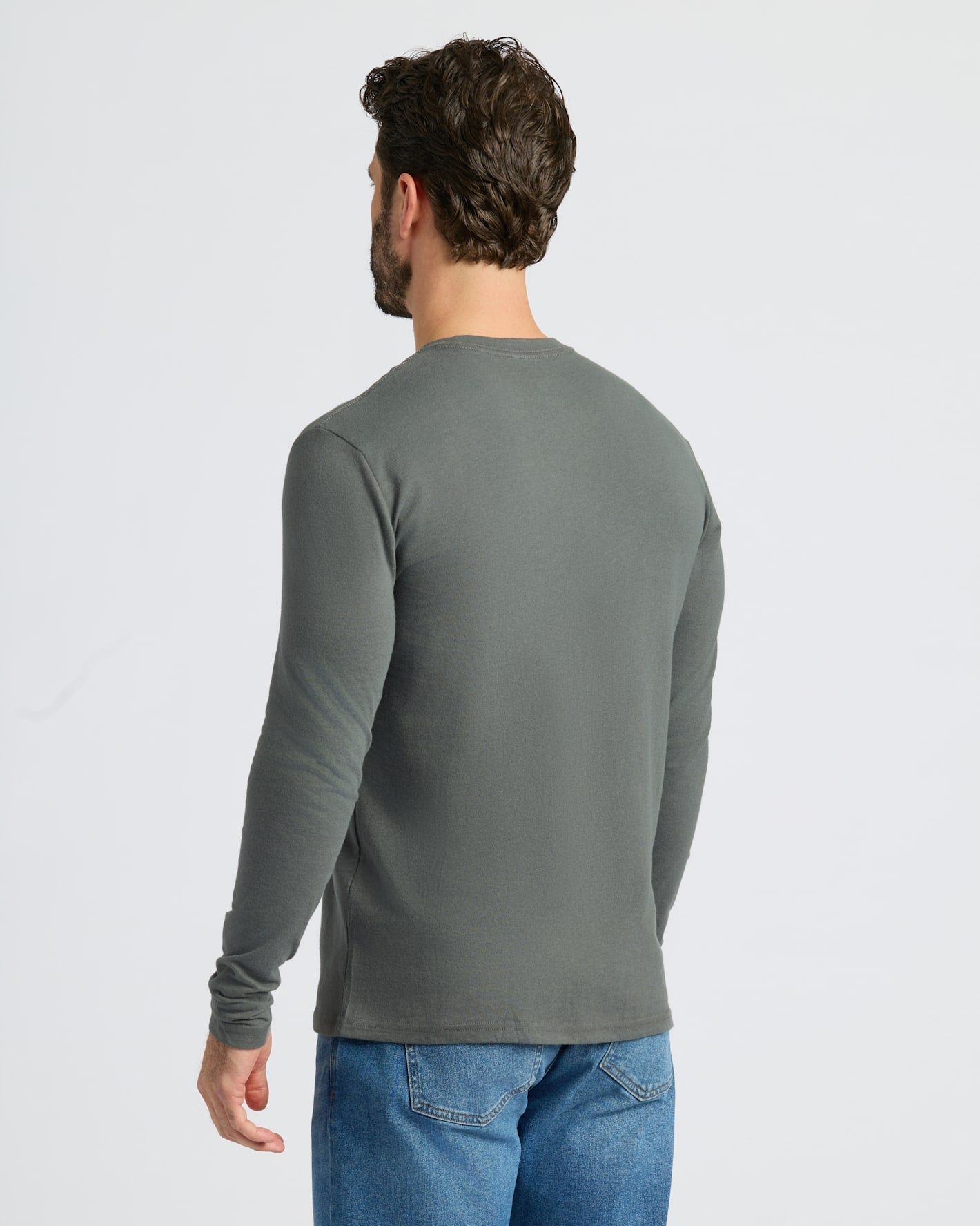 Carbon Classic Long Sleeve Crew Neck