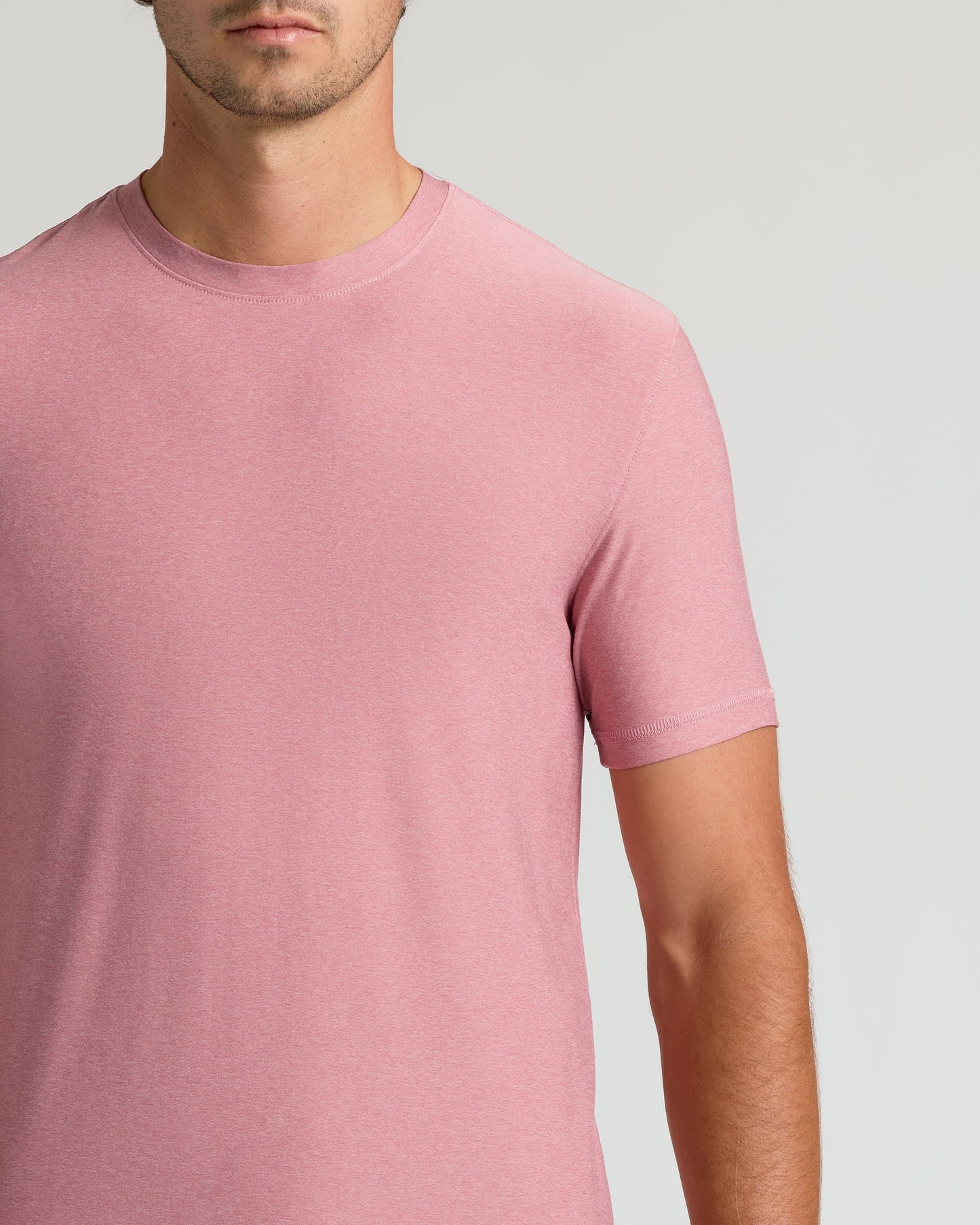 Quartz Rose Tall Active Crew Neck 2.0