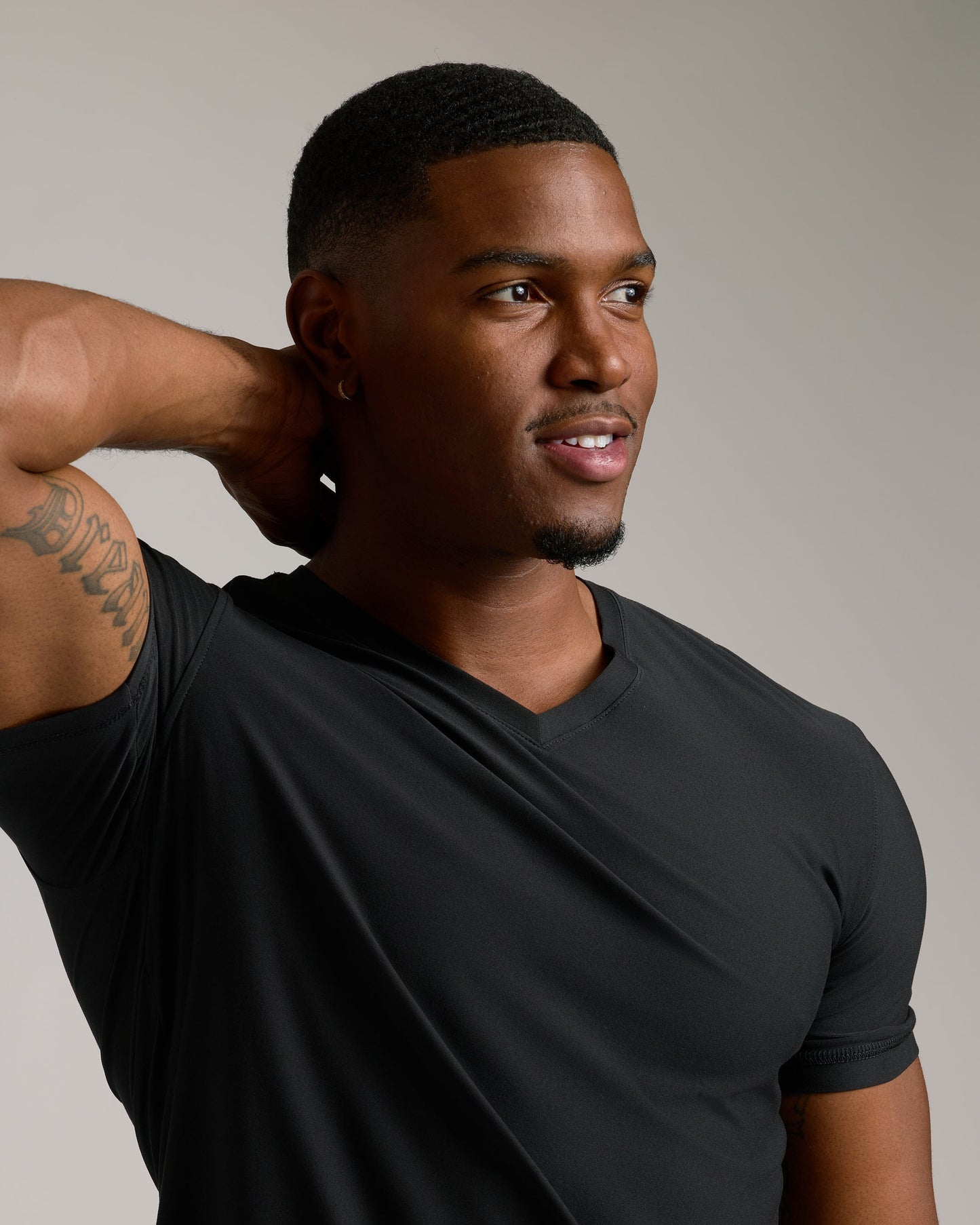 Black Tall Active V-Neck