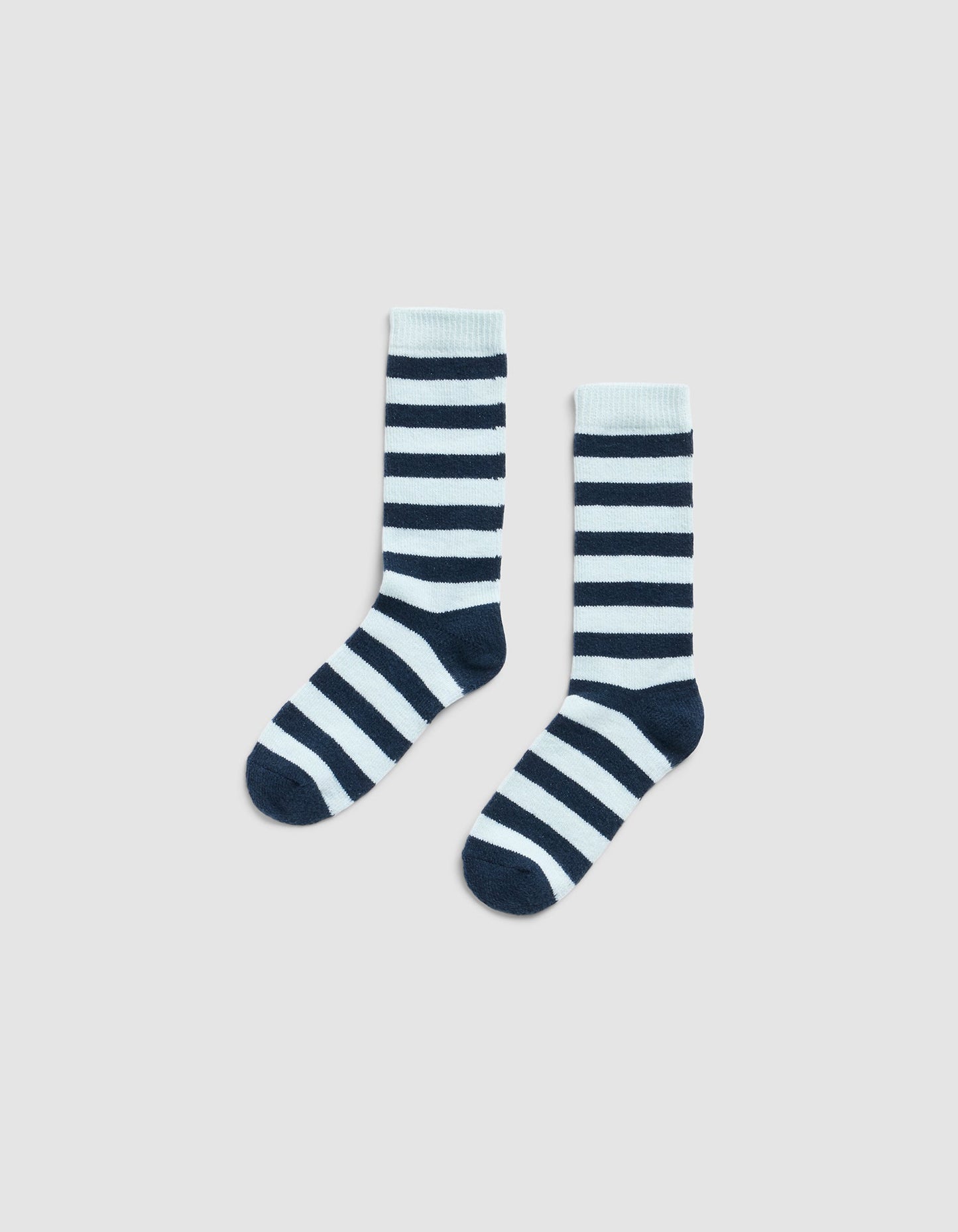 Striped Plush Lounge Calf Sock - Last Chance