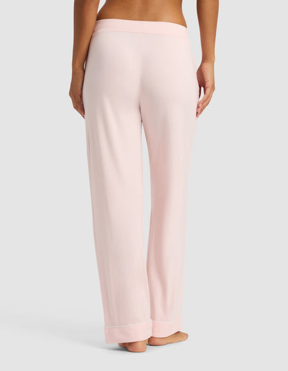 Women's Bamboo Stretch-Knit Short Sleeve & Pant Pajama Set
