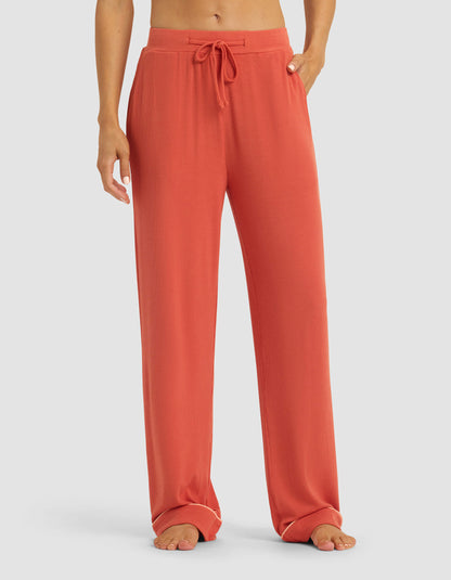 Women's Bamboo Rib-Knit Classic Pajama Pant