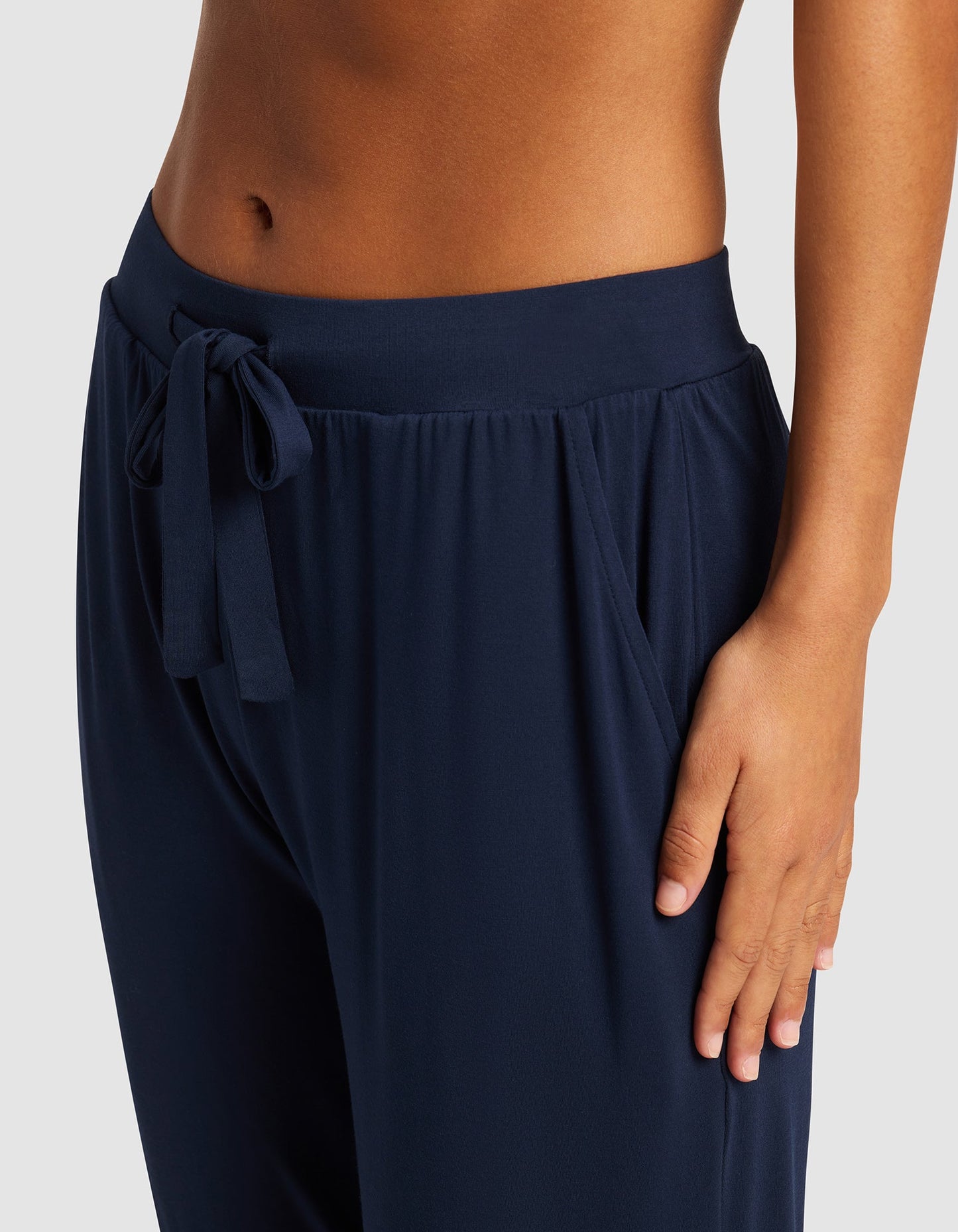 Women's Bamboo Stretch-Knit Tank & Tapered Pant Set