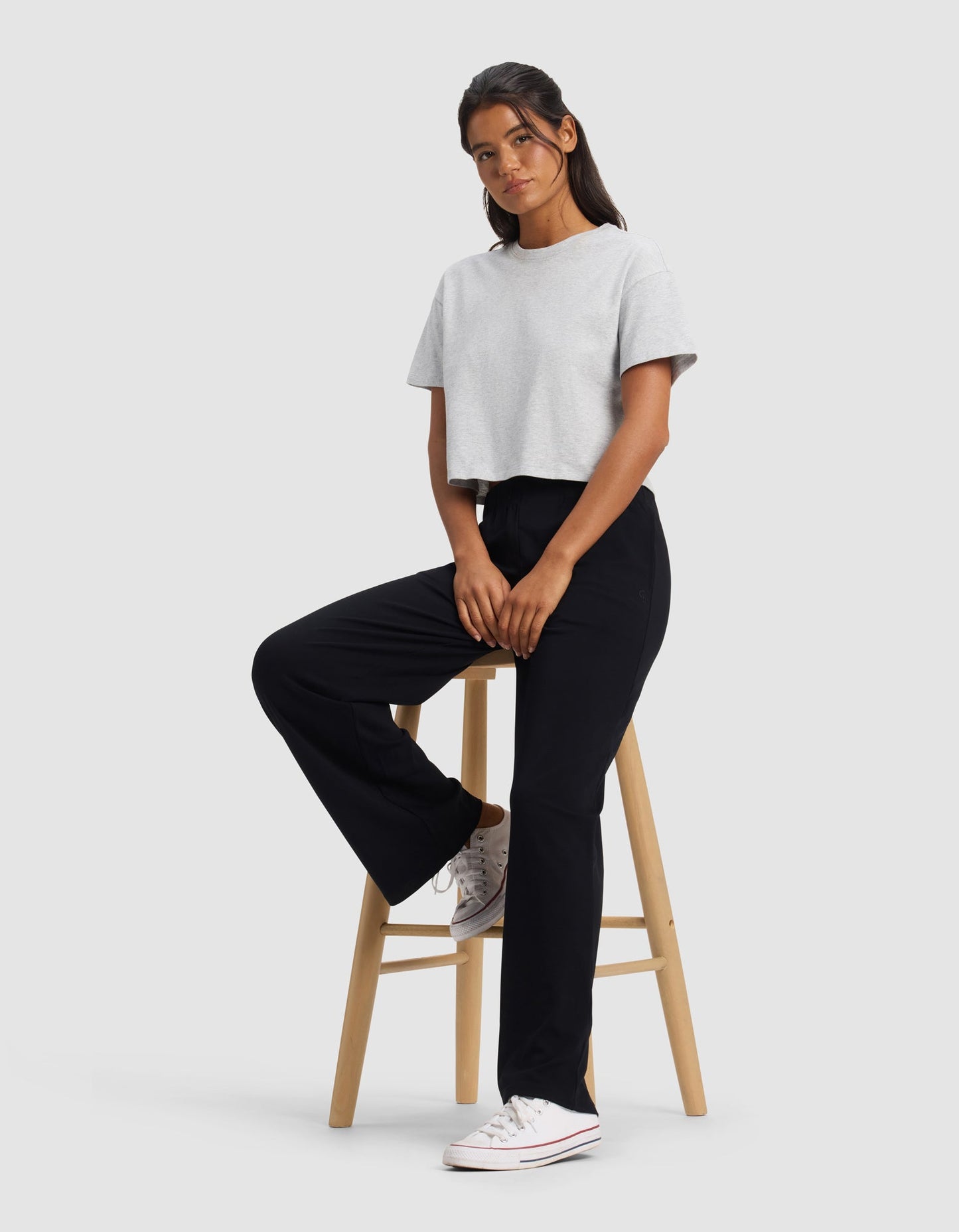Women's Brushed Bamboo Wide Leg Pull-On Pant