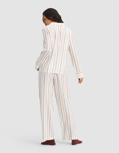Women's Soft Woven Long Sleeve Pajama Set - Last Chance