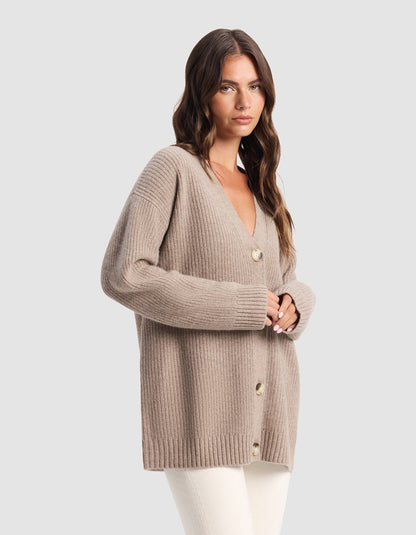 Oversized Sunday Cashmere Cardigan - Last Chance