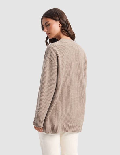 Oversized Sunday Cashmere Cardigan - Last Chance
