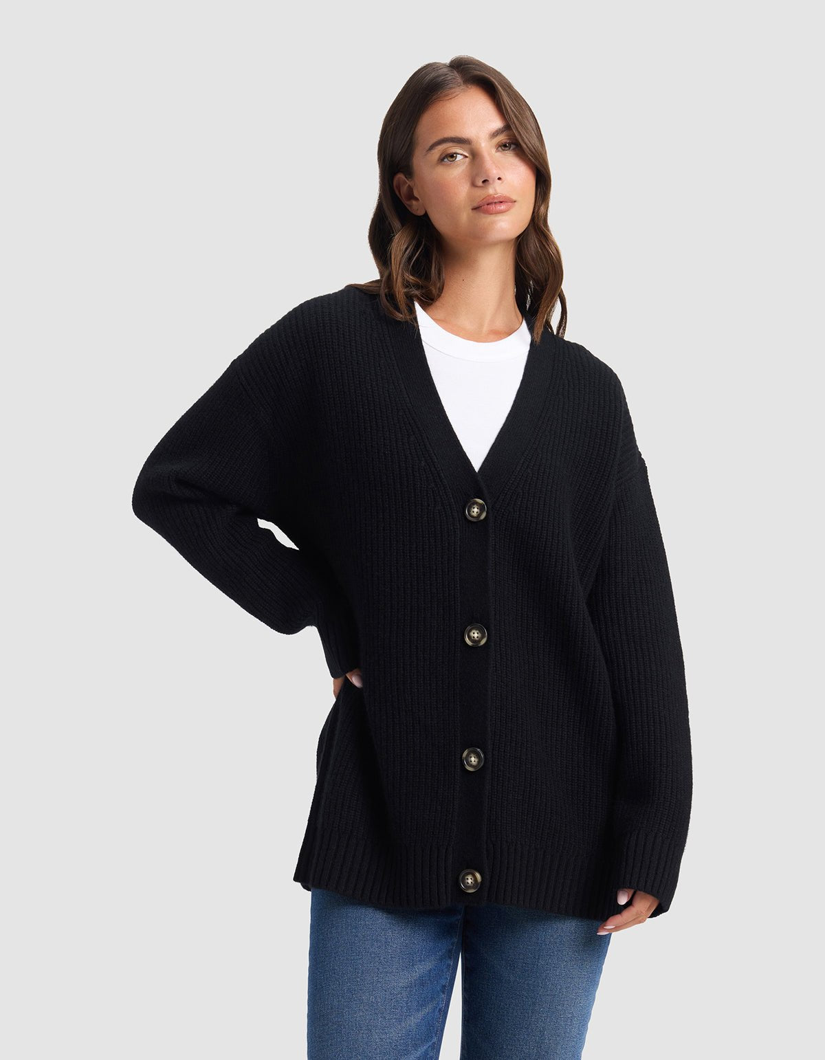 Oversized Sunday Cashmere Cardigan - Last Chance