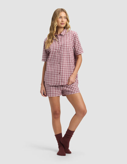 Women's Sutton Short Sleeve Pajama Top - Last Chance