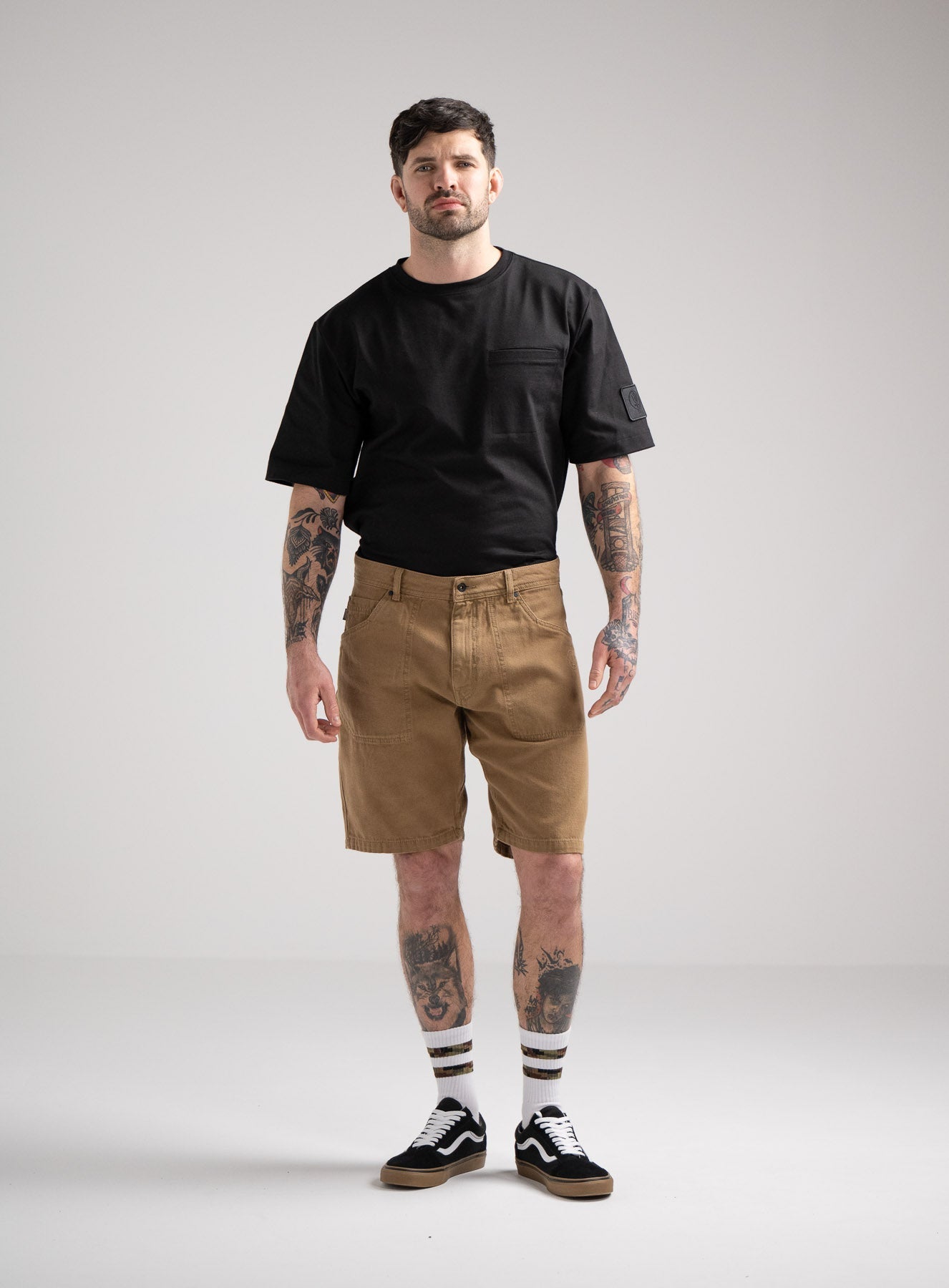 DISSIDENT CANVAS SHORTS