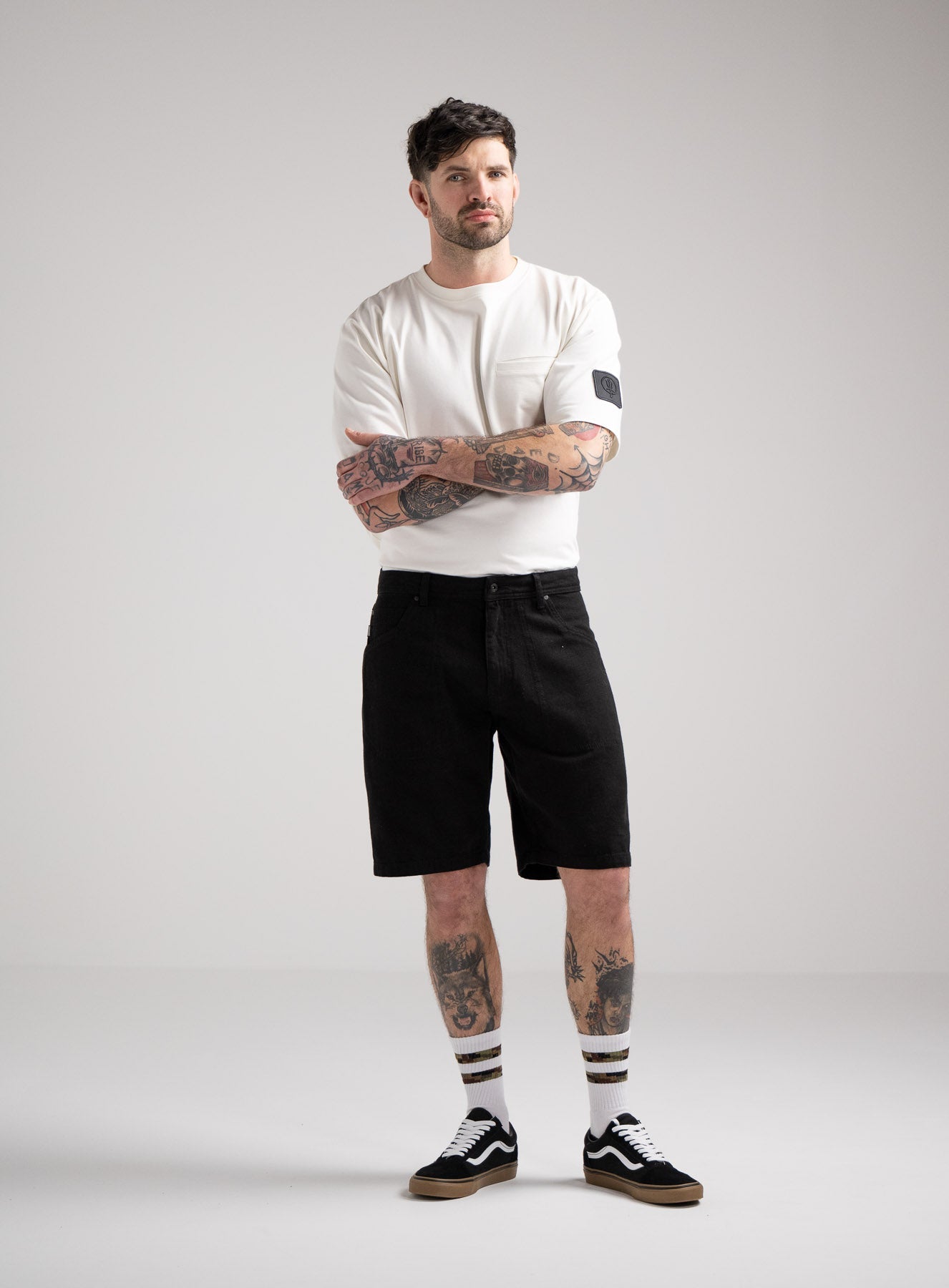 DISSIDENT CANVAS SHORTS