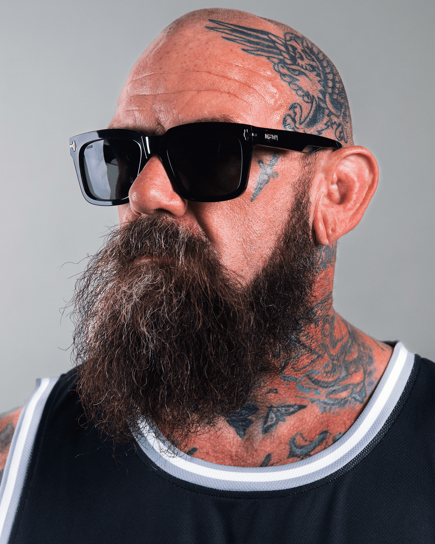 Eldo Sunglasses - Polished Black & Gray