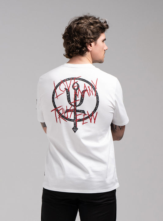 INSIGNIA T-SHIRT - LOVE MANY TRUST FEW