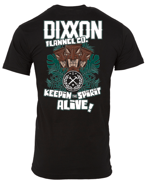 Keepin' the Tiki Spirit Alive T-Shirt - Black