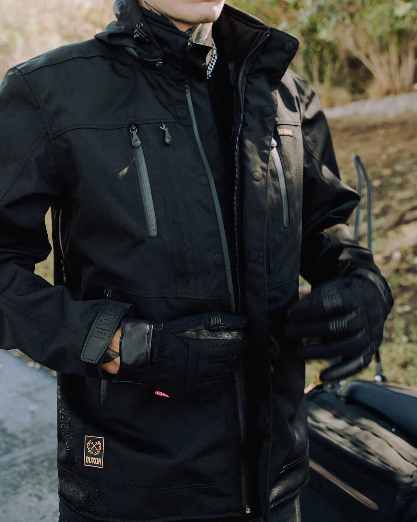 Laramie Leather Moto Gloves