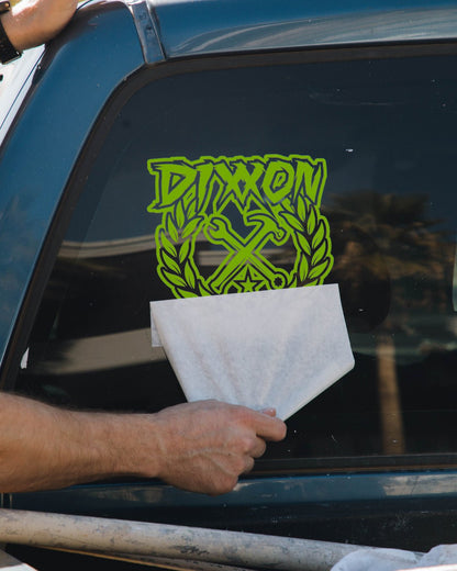 Party Crest Die Cut Sticker - 8"