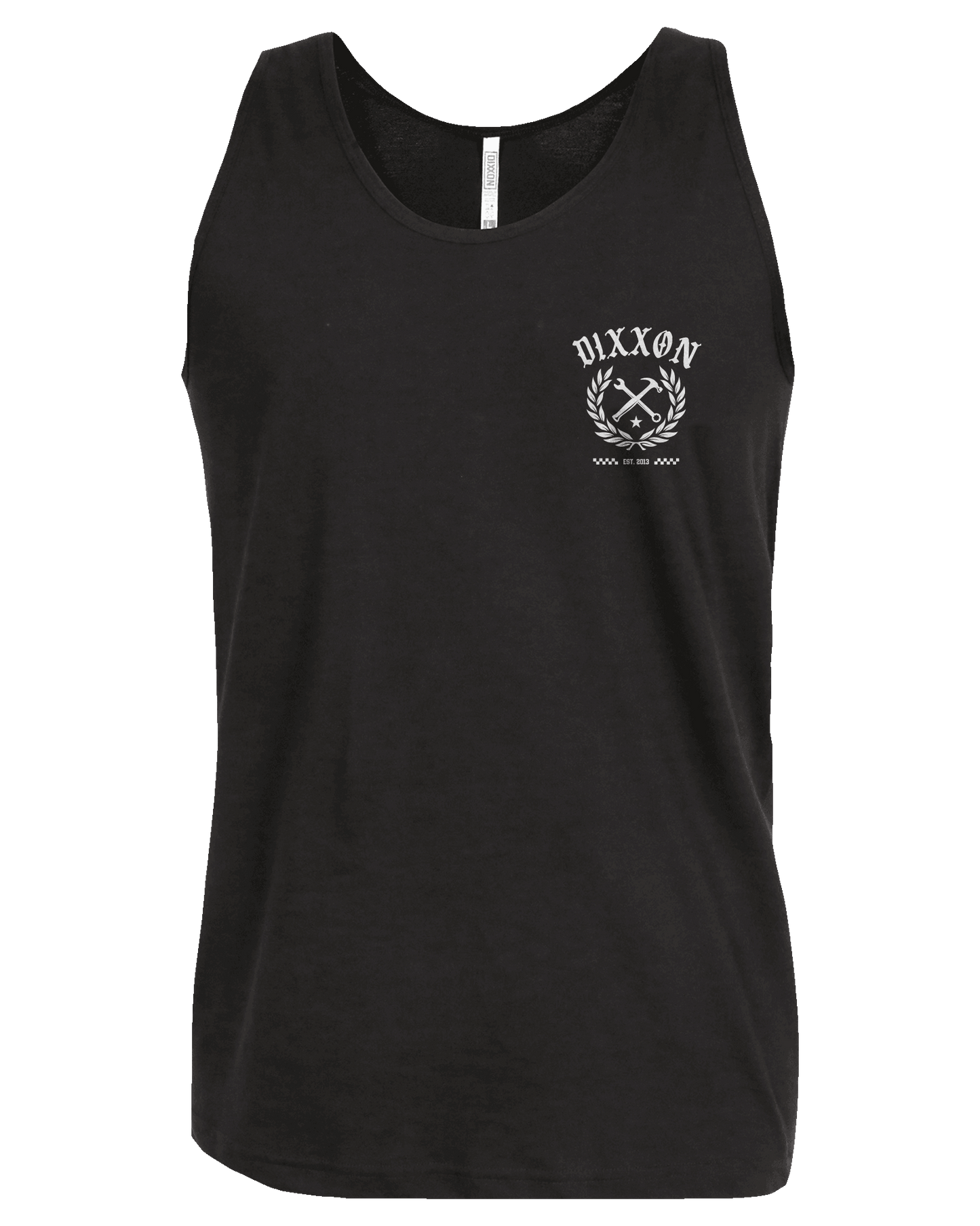 White Cruz Tank - Black